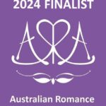 Australian Romance Readers Awards 2024 Finalist graphic in purple and white colours