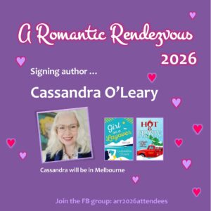 A Romantic Rendezvous 2026, Cassandra O'Leary promo graphic - ARRA 